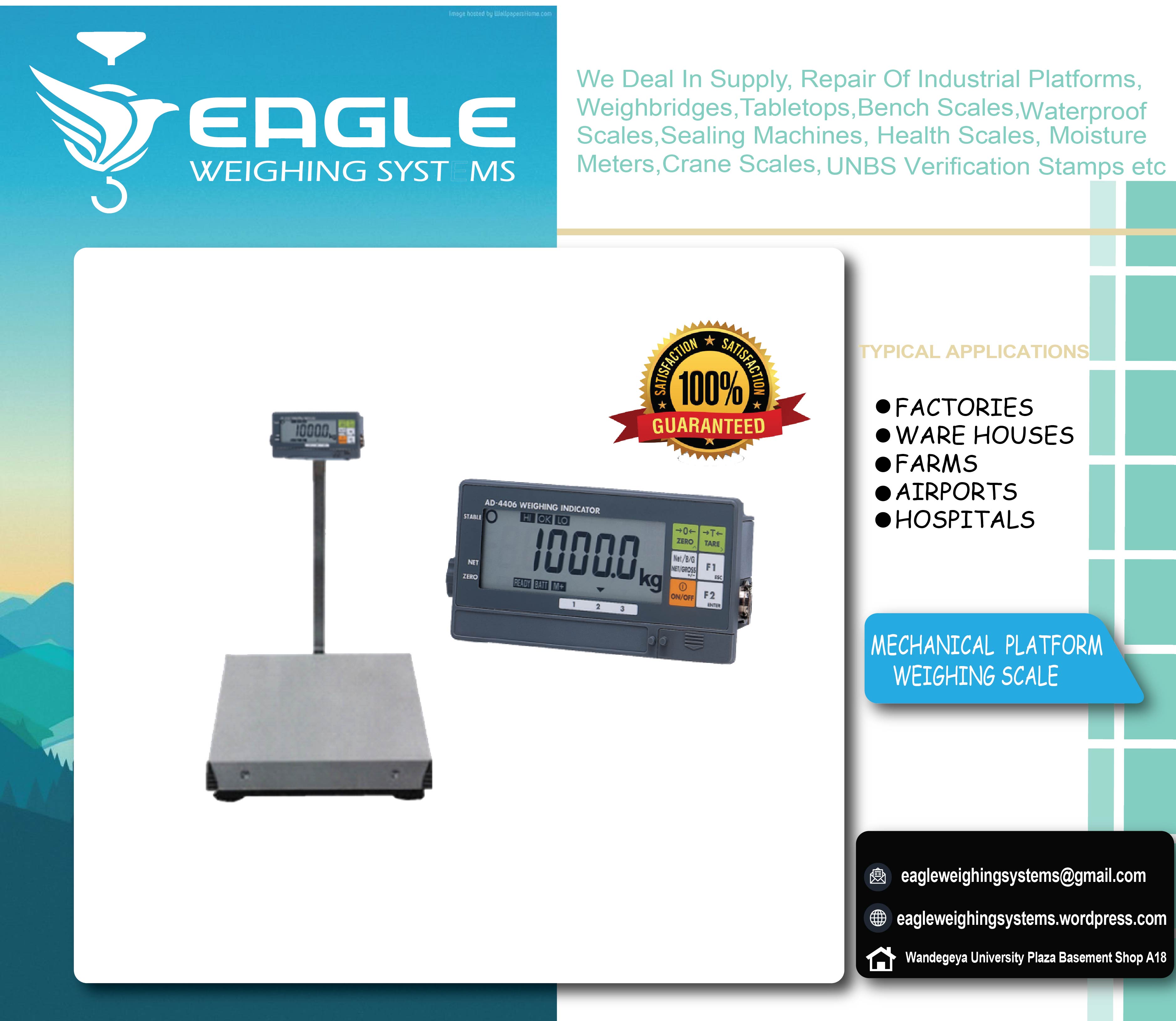 Electronic Industrial platform scales in kampala Weighing Scales