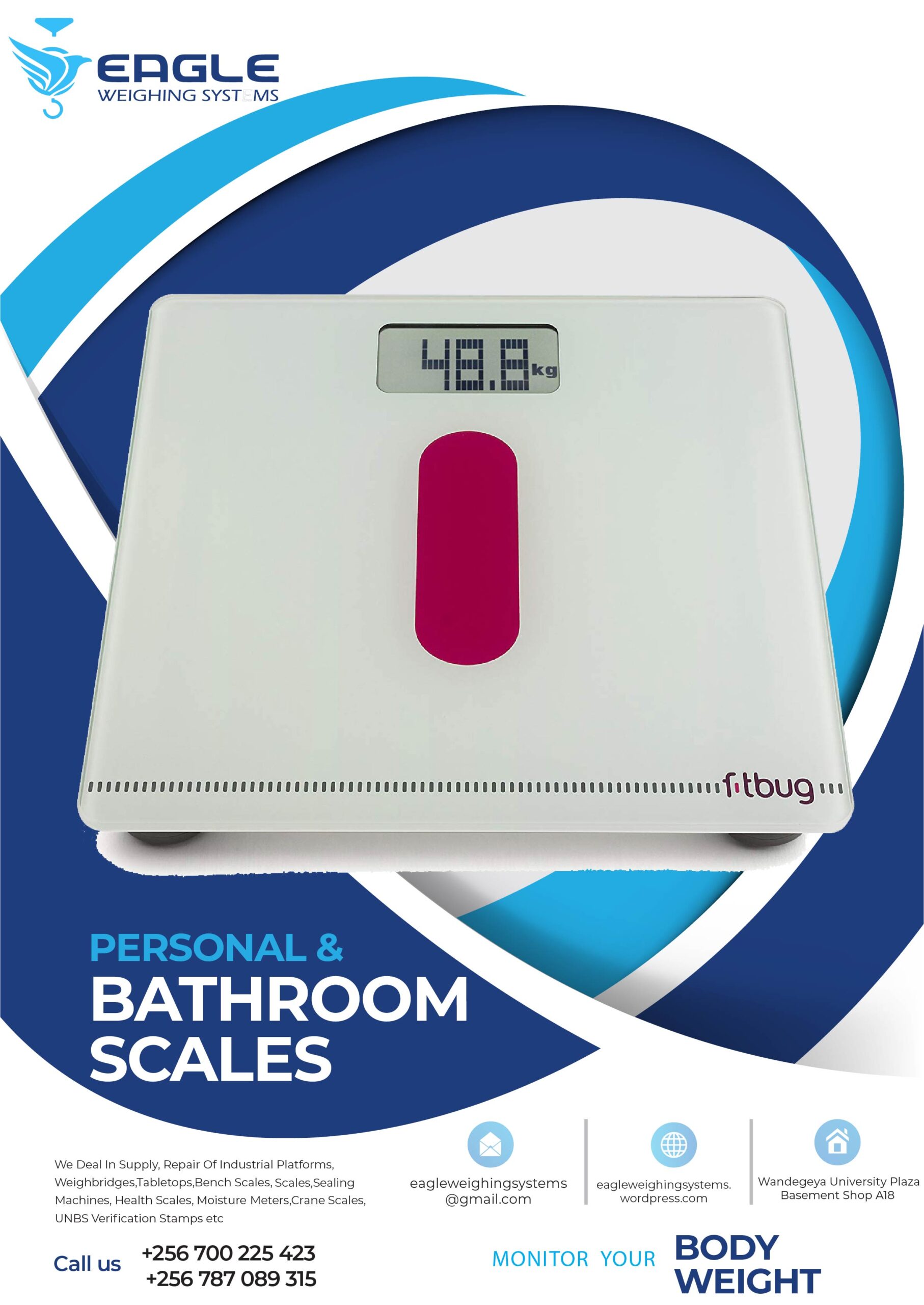 Digital Bathroom Weighing Scales.