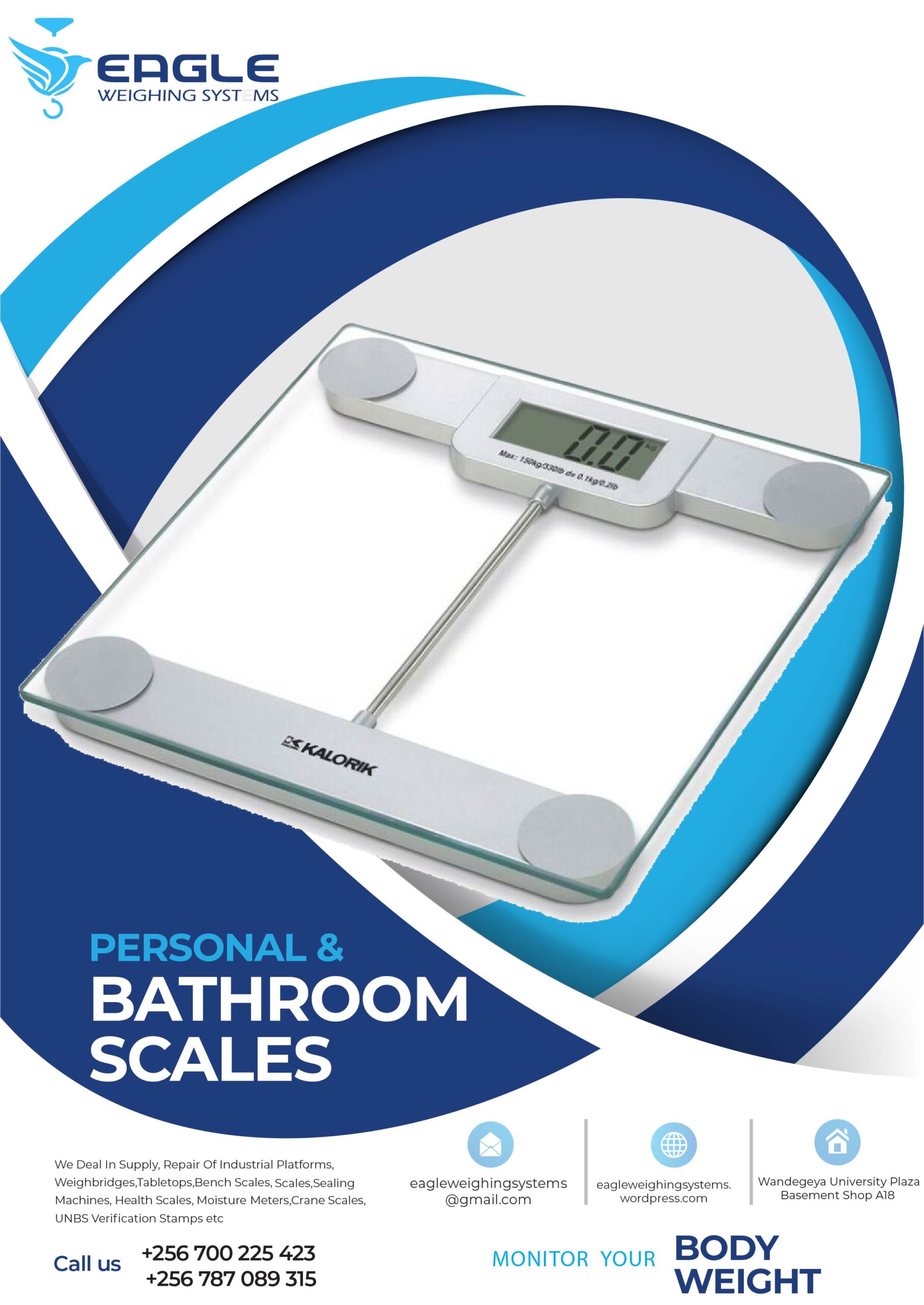 Digital Personal Bathroom Scales.