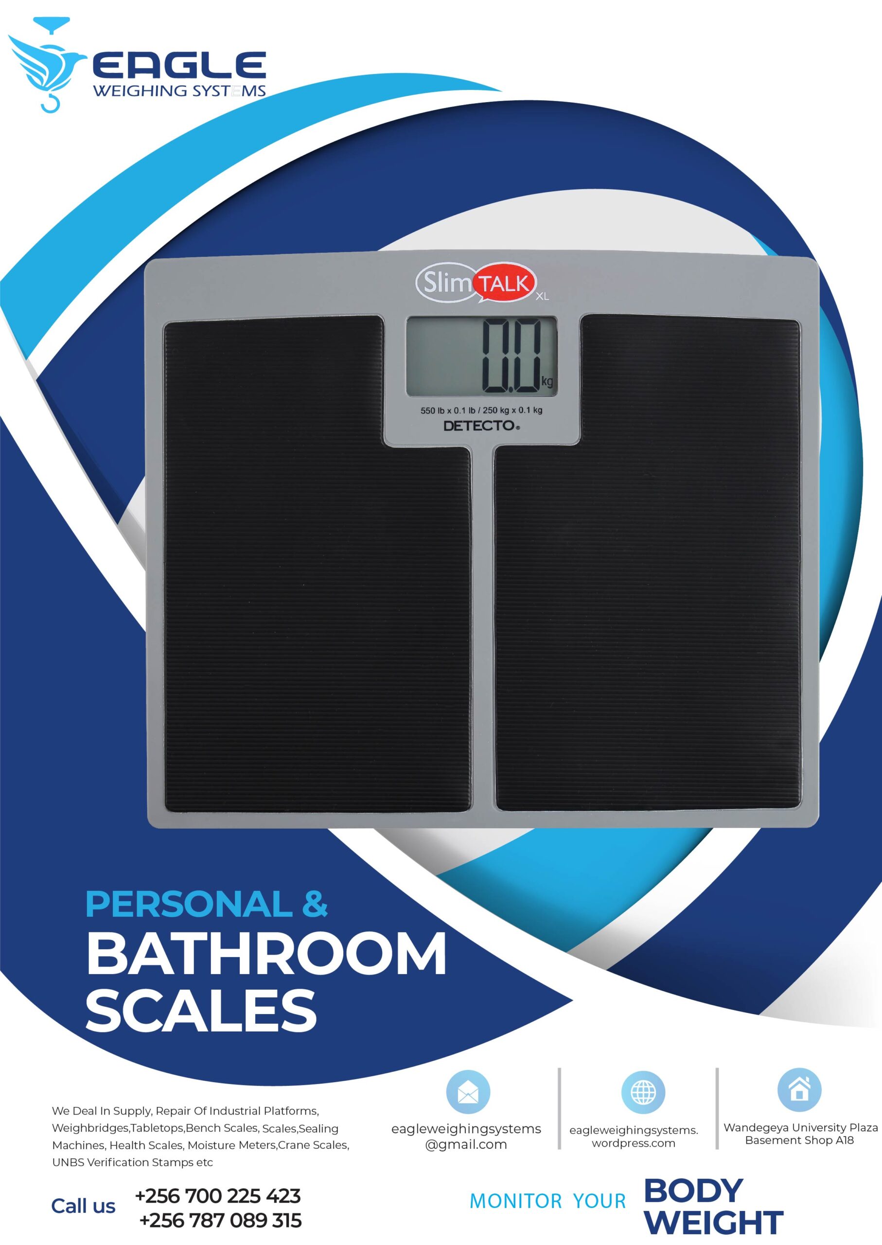 Slim Digital Body Weighing Scales.