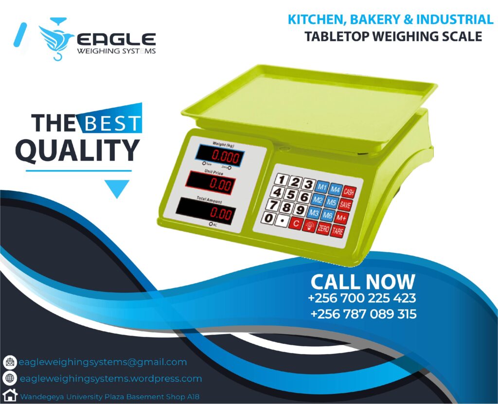 Tabletop Weighing scales company.