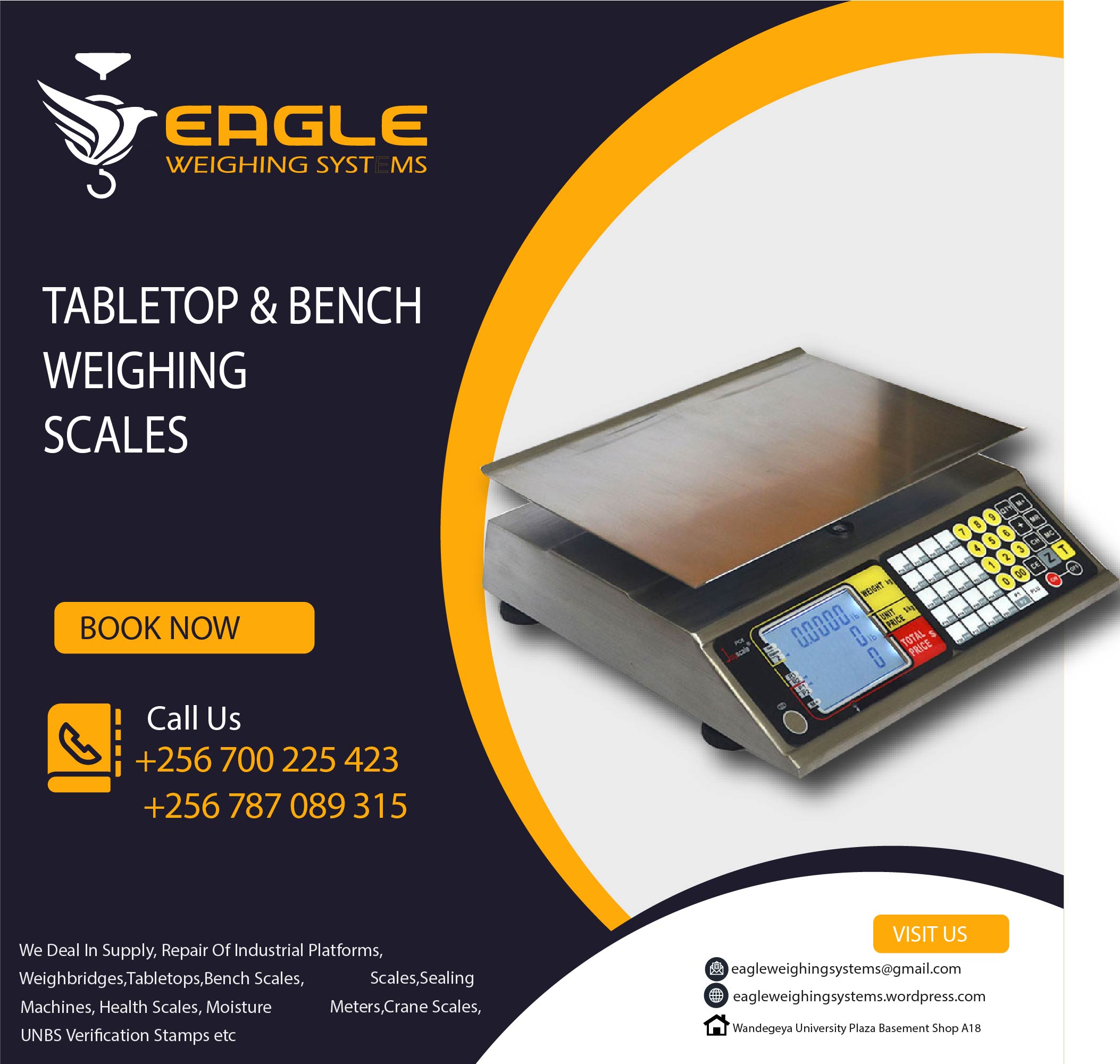 Bench Tabletop Weighing Scales.