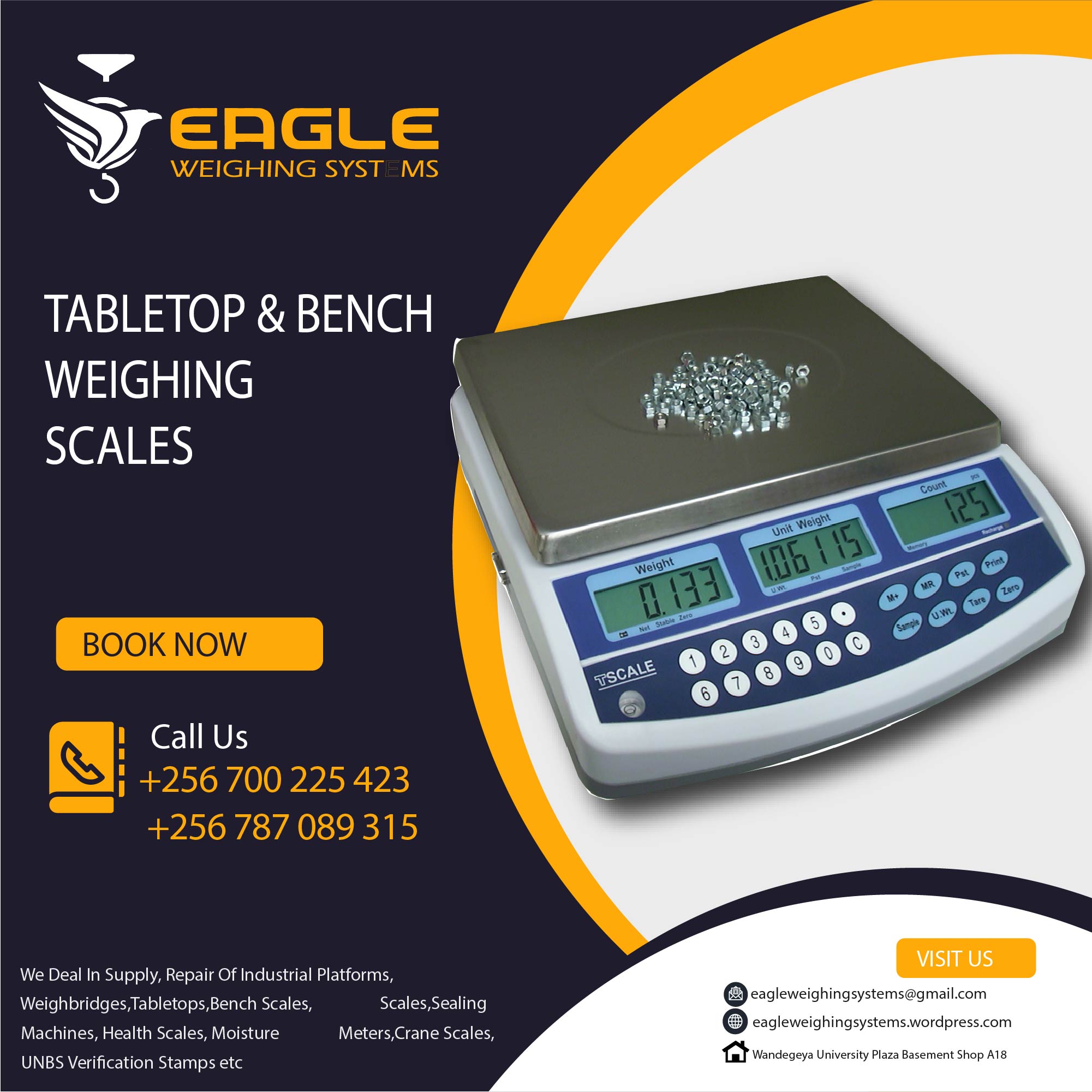 Accurate Commercial Weighing Scales.