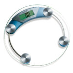 Experience precision weight measurement with our sleek tempered glass electronic scale