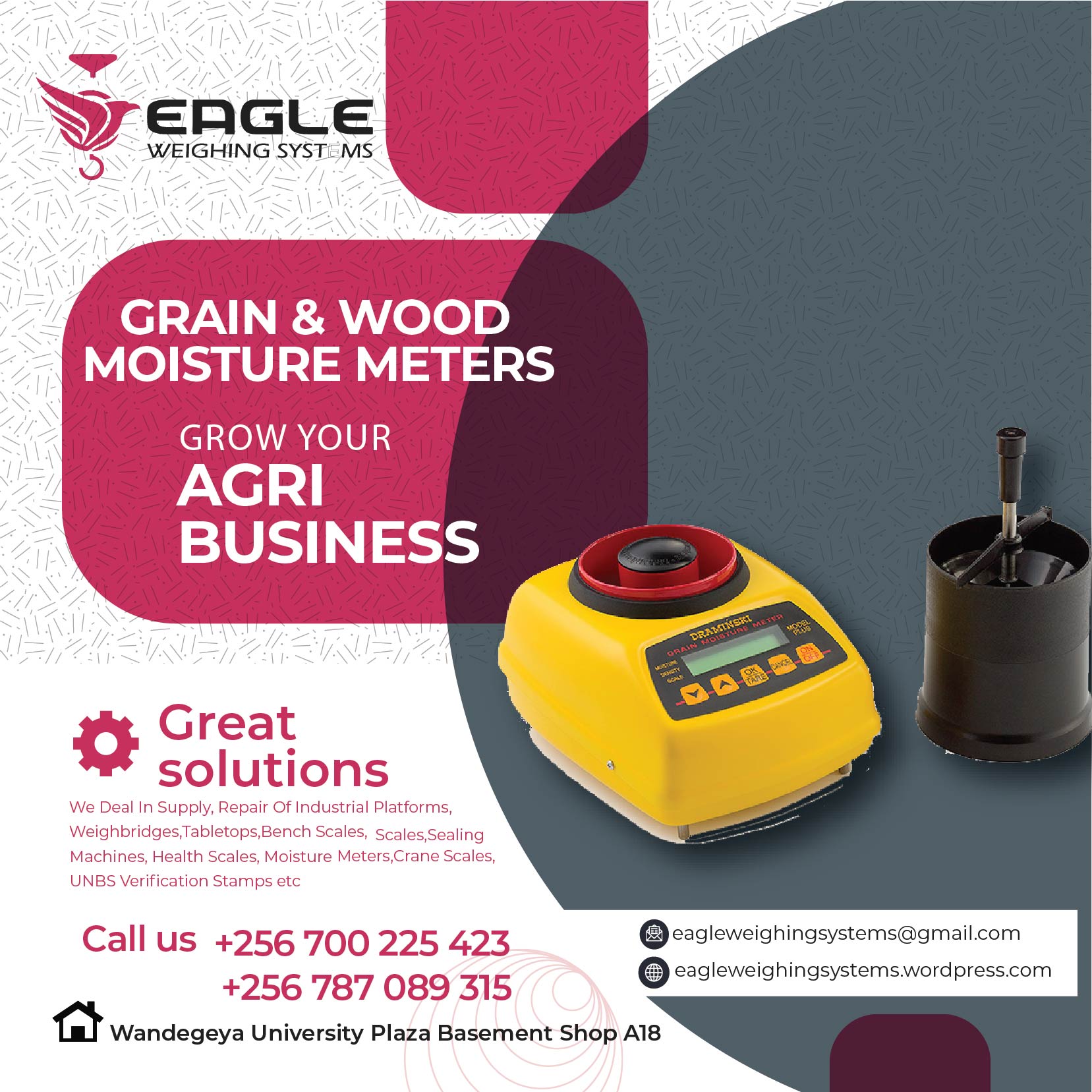 Moisture Meter For Cocoa Beans.