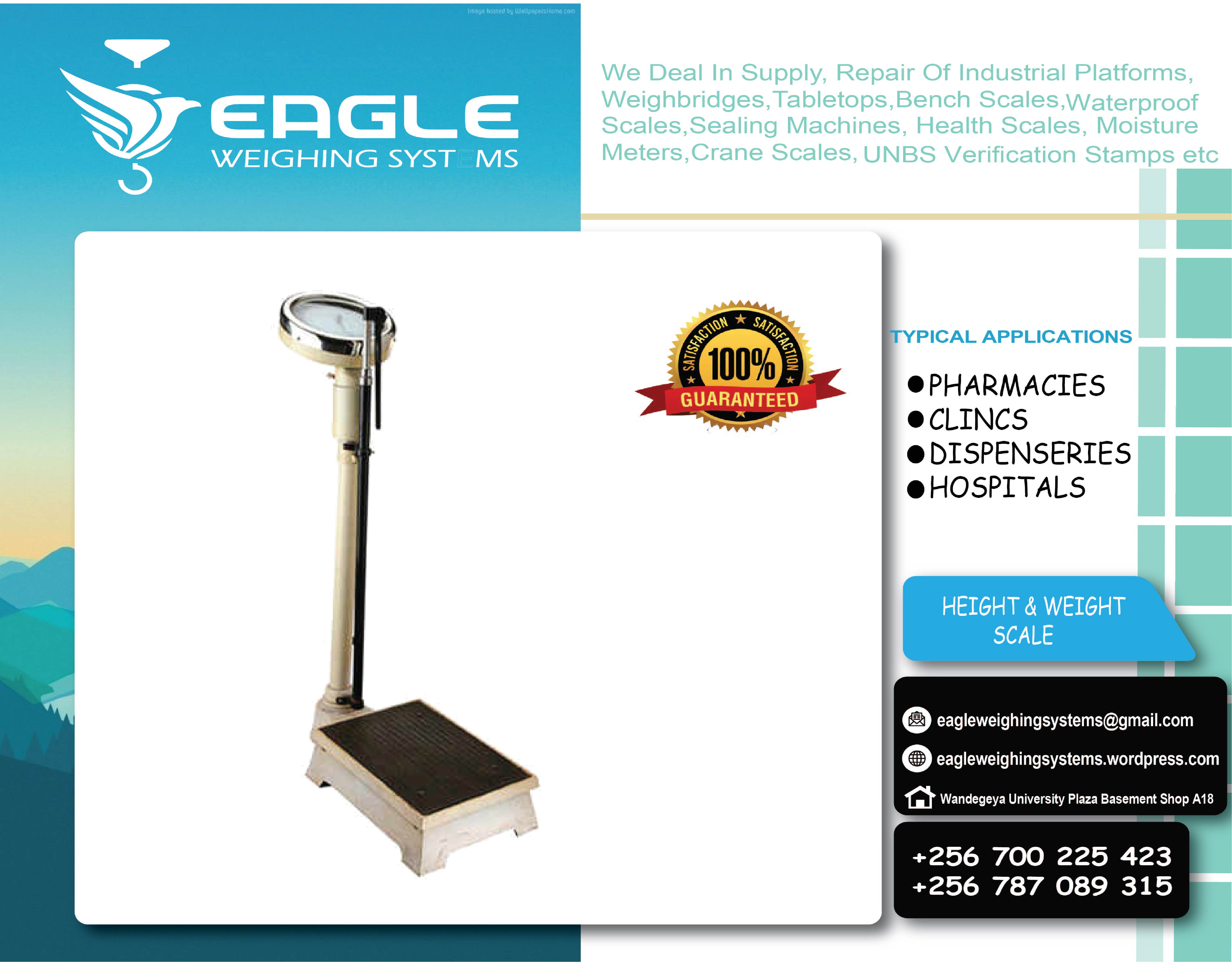 Custom Designed Height Scales.