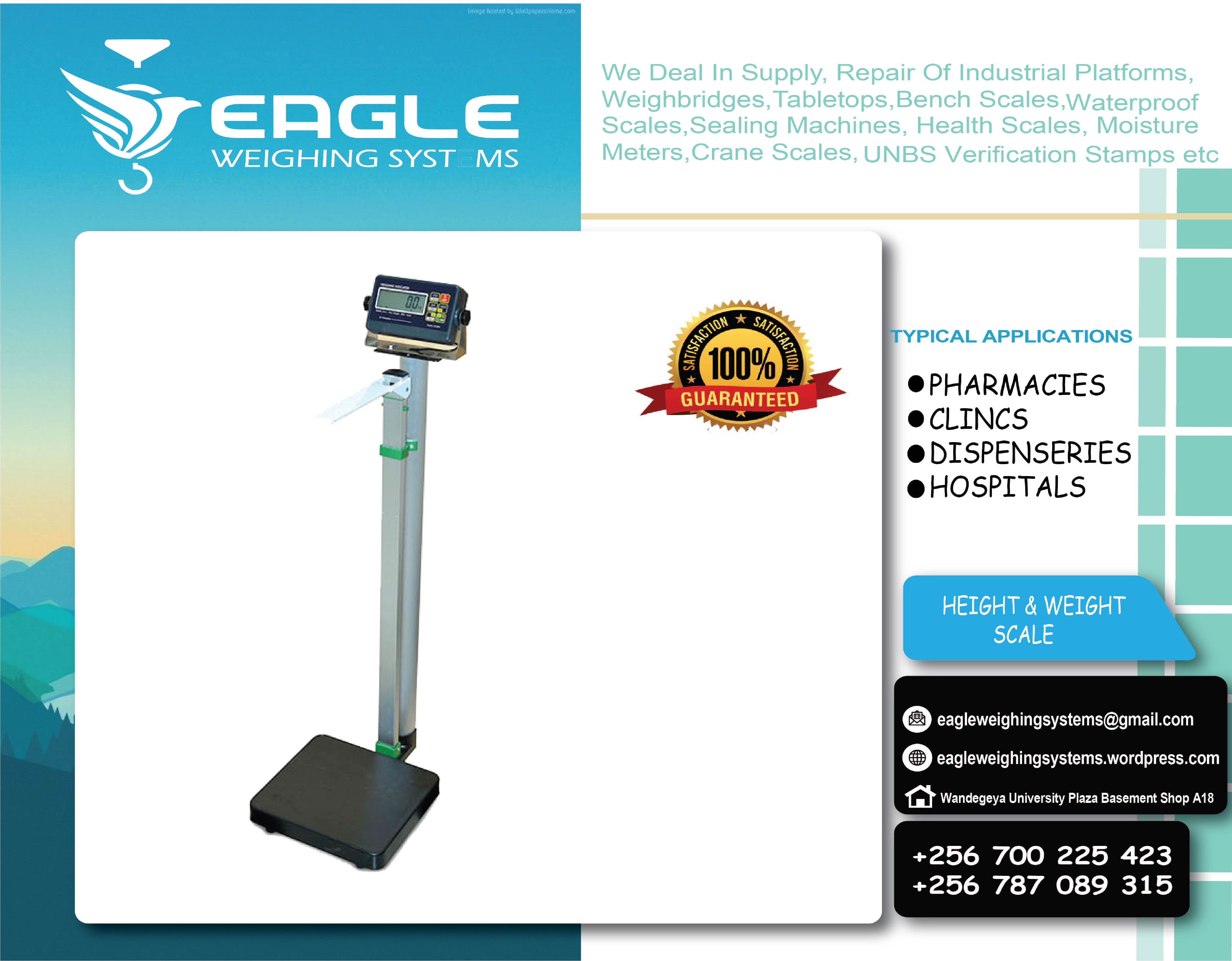 Height And Weight Hospital Scales.