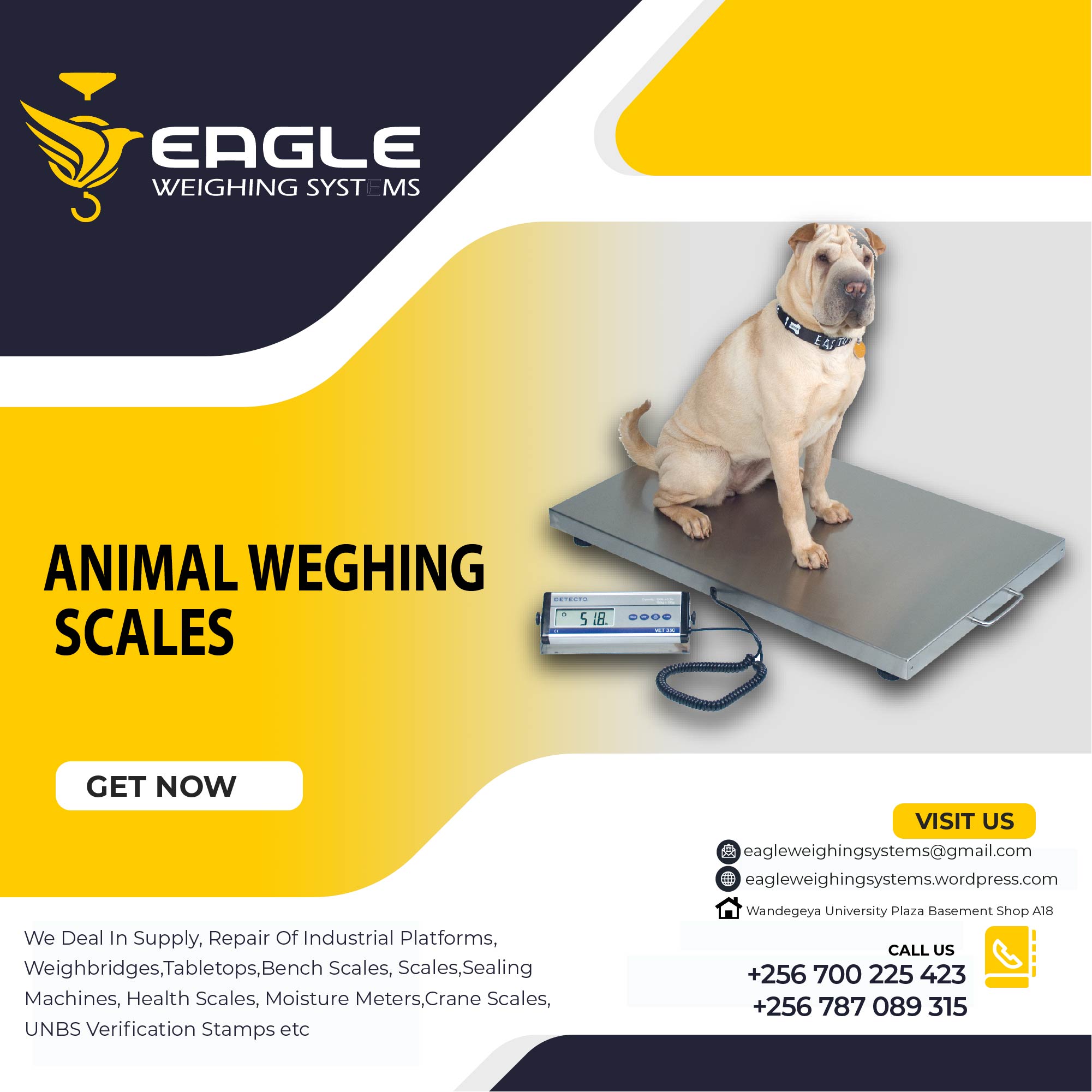 Animal weighing scale prices.