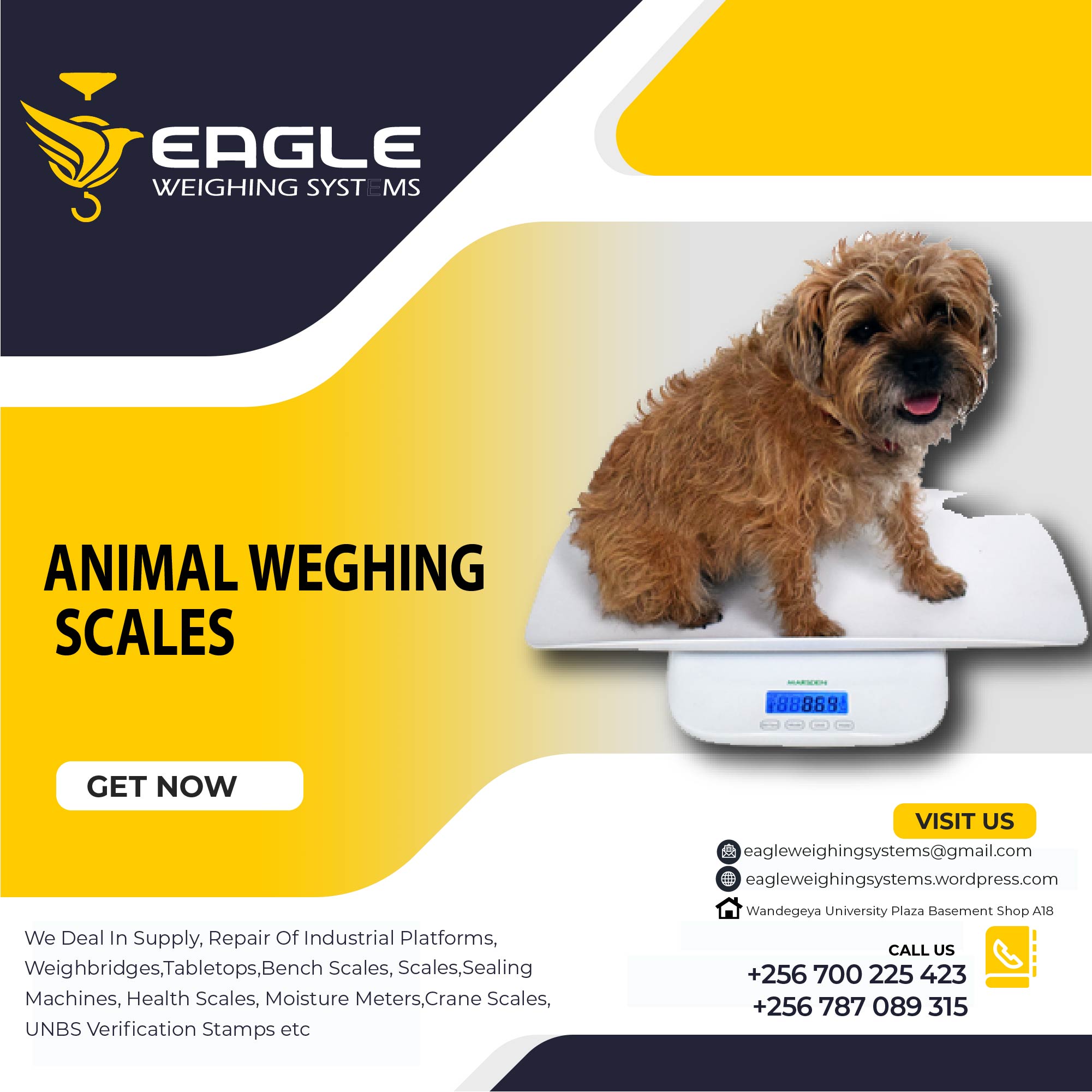 Low Cost Animal Weight Scales.