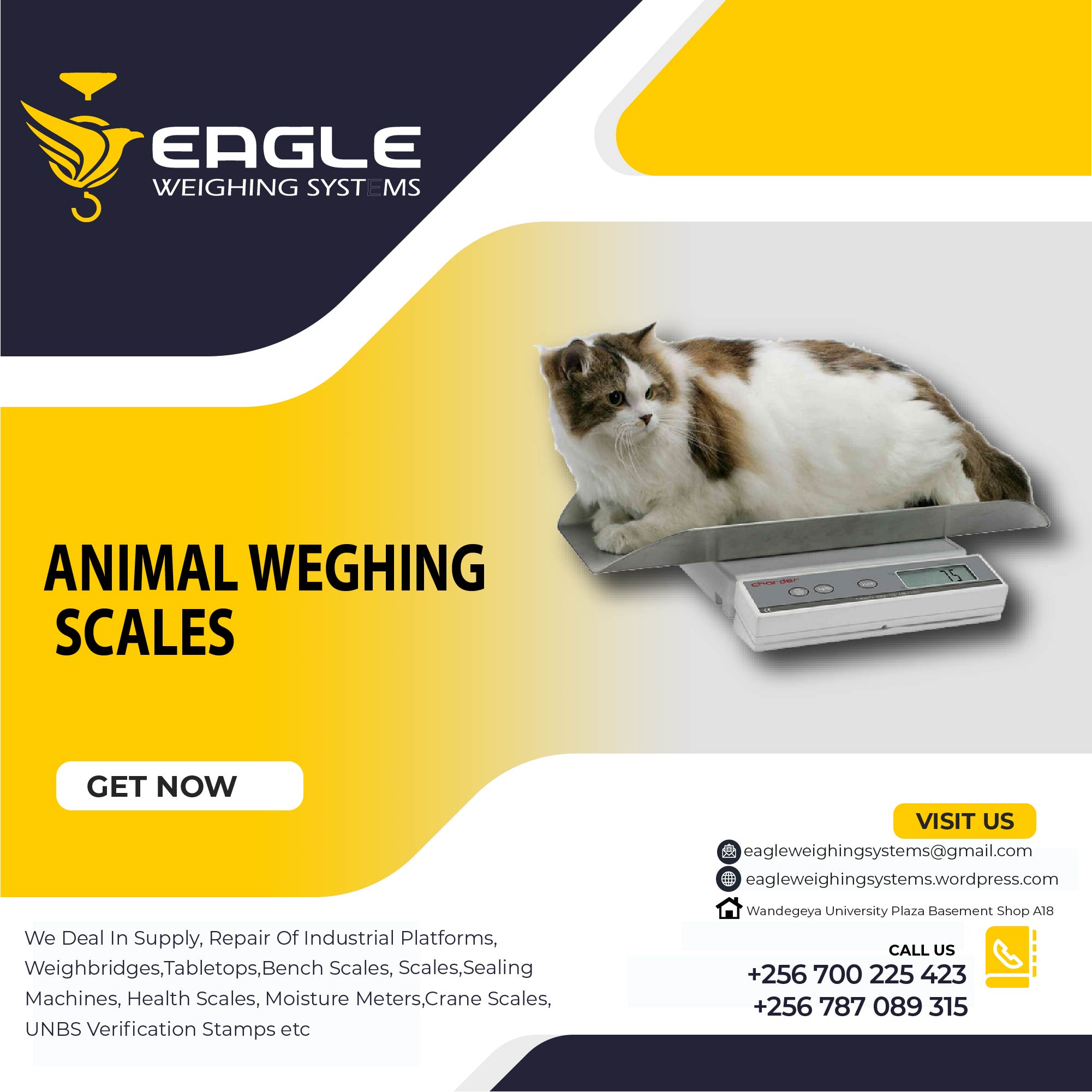 Price Of Animal weighing equipment.