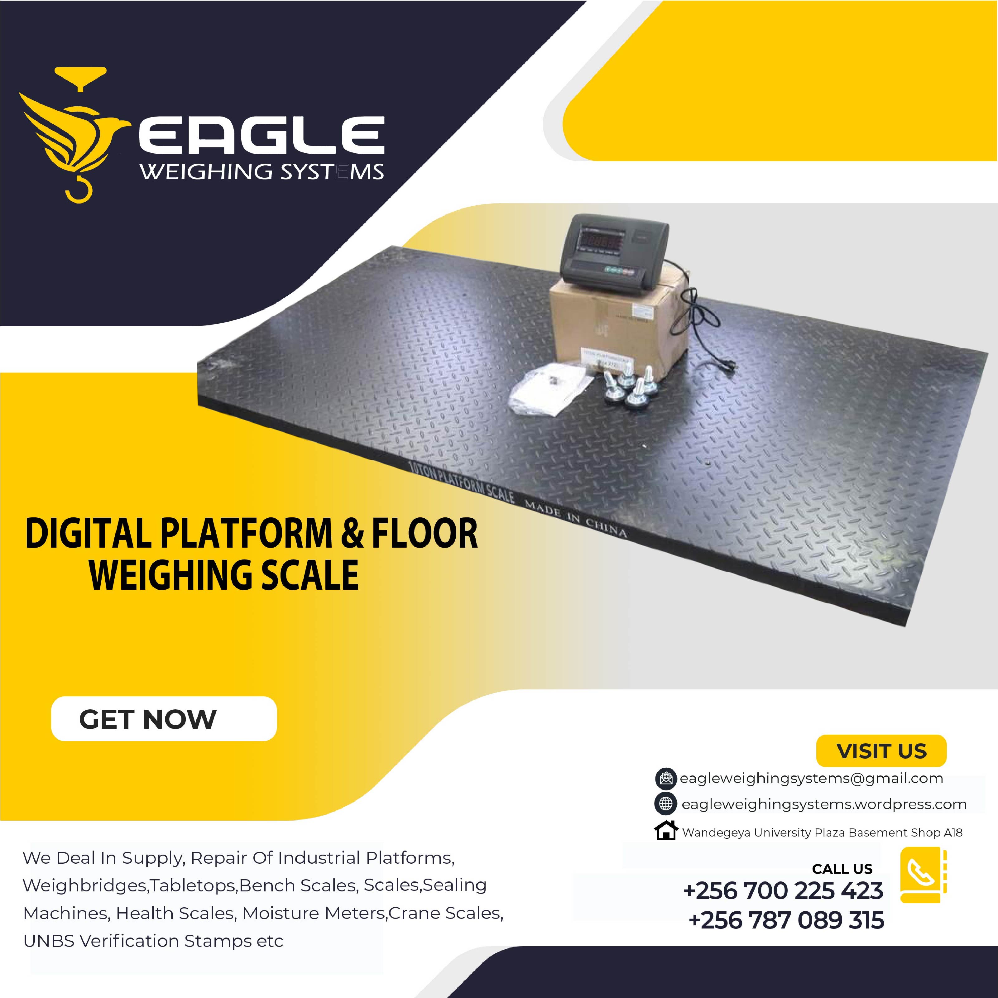 Digital Floor Cattle Scales.
