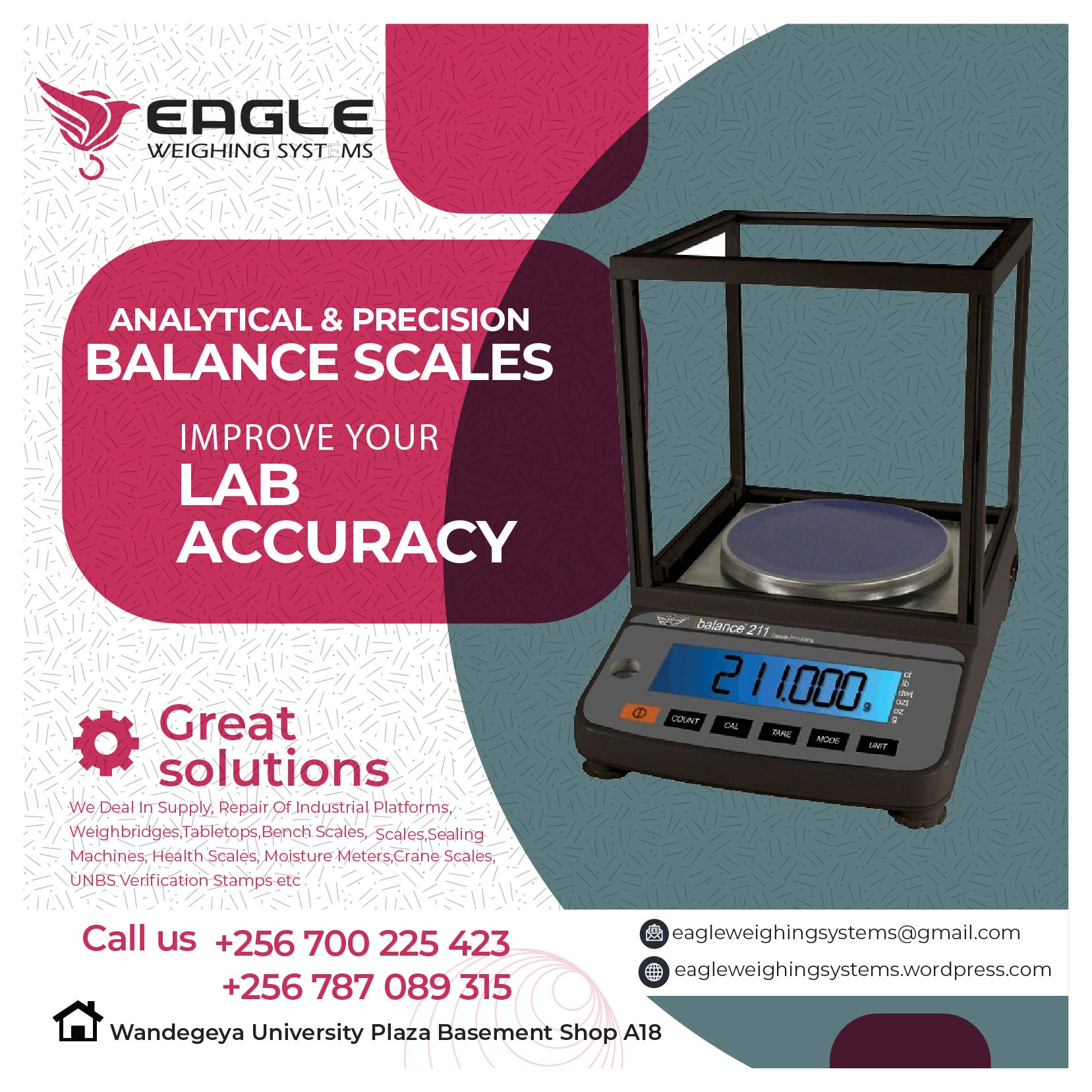 Laboratory Precision Weighing Scales.