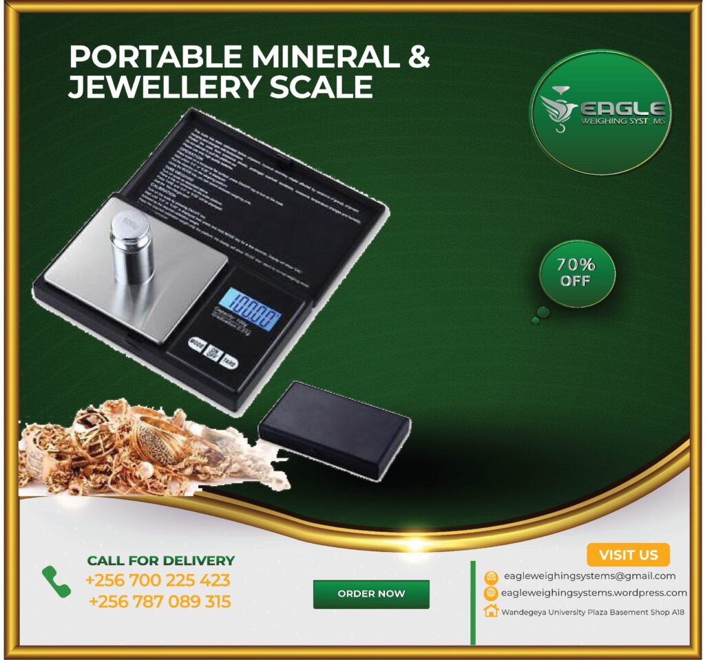 Portable Mineral Weighing Scales.