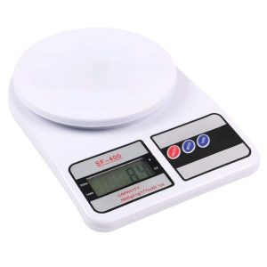 SF 400 Digital Kitchen Weighing Scale 10kg - White