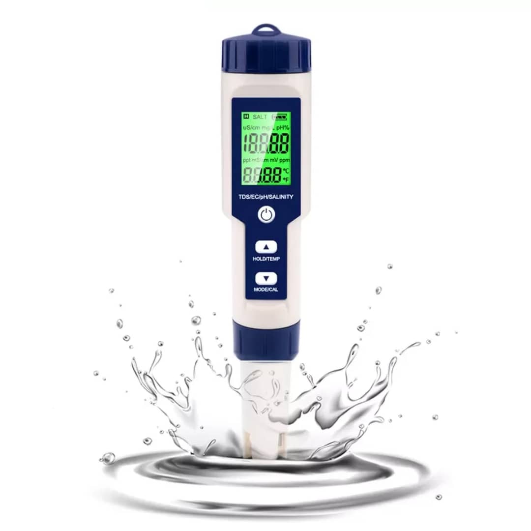 5-In-1 Ph/ Conductivity/ Tds/ Salinity/Temperature Meter For Sale 5-In-1 Ph/ Conductivity/ Tds/ Salinity/Temperature Meter For Sale